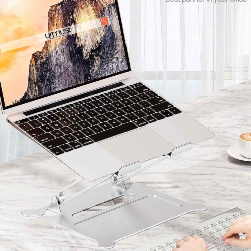 Laptop Notebook Stand Holder Adjustable Ultrabook Stand Riser Portable Compatible with MacBook Air Pro HP Dell XPS Lenovo All laptops 10-15.6"