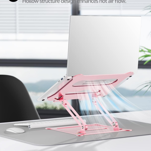 Laptop Notebook Stand Holder Adjustable Ultrabook Stand Riser Portable Compatible with MacBook Air Pro HP Dell XPS Lenovo All laptops 10-15.6"