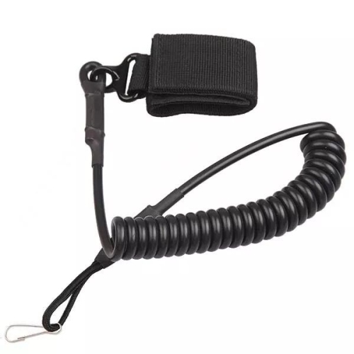 Condor Tactical Pistol Lanyard in Black: Secure and Reliable Weapon Retention for Enhanced Safety