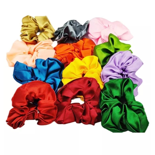 Paquet de 40 cavaliers satinés soyeux pour cheveux : Doux pour les cheveux et réduit les dommages aux cheveux