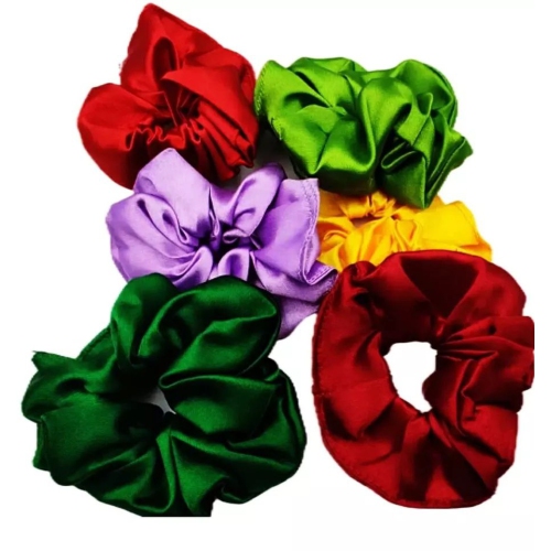 Paquet de 40 cavaliers satinés soyeux pour cheveux : Doux pour les cheveux et réduit les dommages aux cheveux