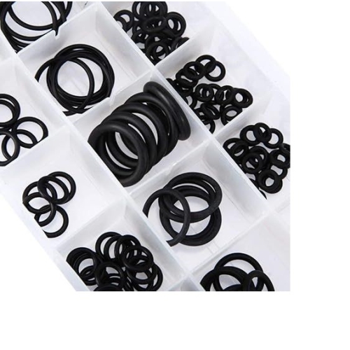225 pcs O-rings - 225Pcs Rubber O Rings Kit 18 Size Universal Washer Gasket for Sealing Repair US
