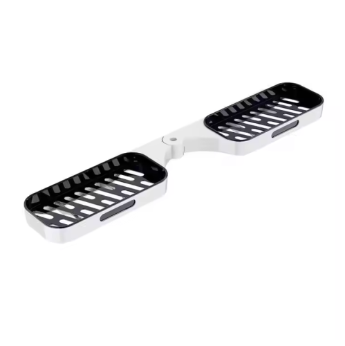 ISTAR  1PC Rotatable Bathroom Storage Rack, Wall Mounted Floating Shelves, Bathroom Hanging Storage Rack