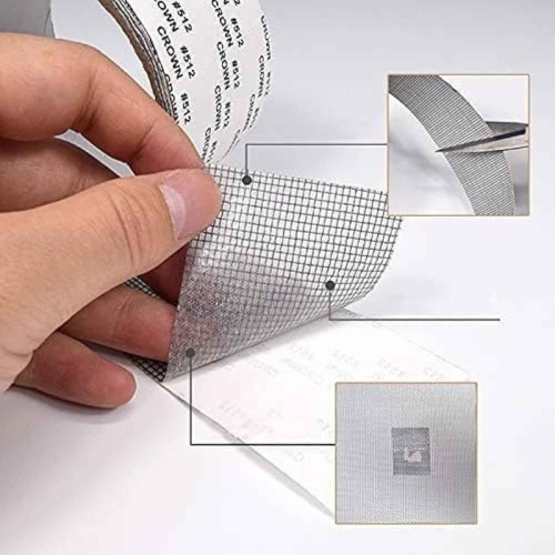 1 Roll Self-Adhesive Window Screen Repair Tape - Quickly And Easily Repair Tears And Holes