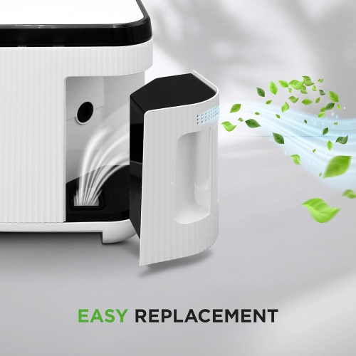 Filtre de rechange de Nutrichef - Remplacez votre filtre à compost électrique de Nutrichef | Remplacement optimal tous les 3-6 mois | Installation