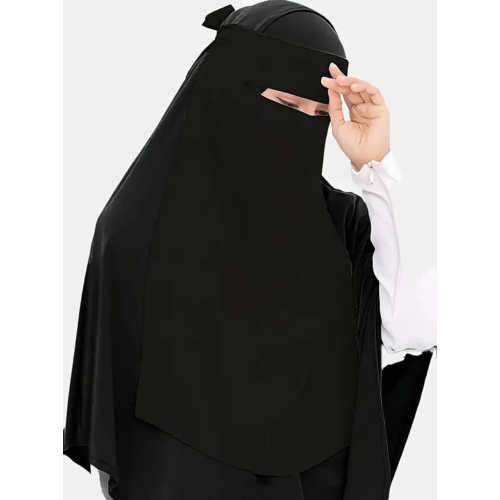 Chiffon Scarf with Lace-Up Mask: 2-in-1 Fashion Accessory, with Integrated Lace-Up Face Mask