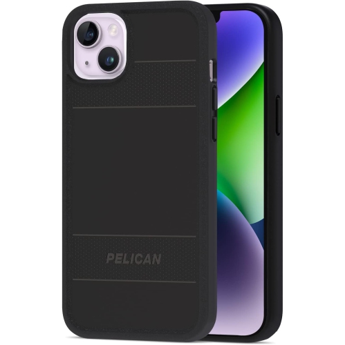 Pelican Protector Magnetic Built In Magnets Work With Magsafe Black Case For iphone 6.1 2023/ iphone 14/13