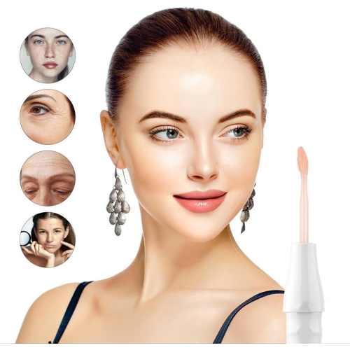 MayBud Portable Handheld High Frequency Facial Wand Skin Machine Acne Treatment Device Beauty Instrument with Glass Packaging Case