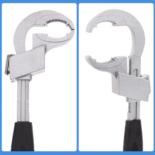 Universal Adjustable Double Ended Wrench, Multifunctional Faucet Wrench for Sink, Pipe Wrenches Set for Plumbing Repair Installation Hand Tools
