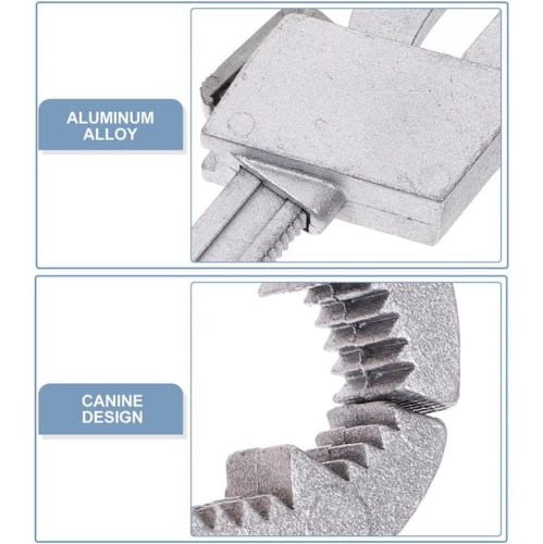 Universal Adjustable Double Ended Wrench, Multifunctional Faucet Wrench for Sink, Pipe Wrenches Set for Plumbing Repair Installation Hand Tools