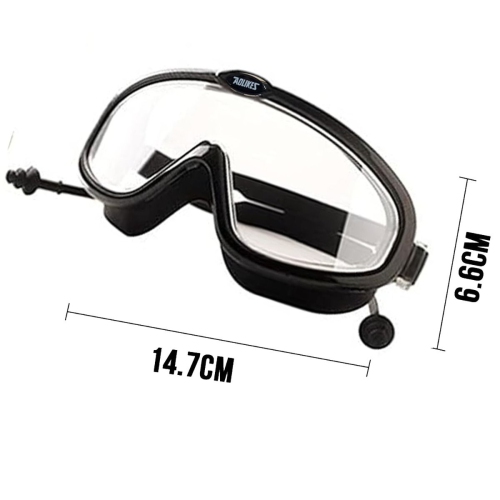 Safety Goggles - Anti-Fog, Anti-Scratch Eye Protection Swimming Goggles for Men & Women - BLACK