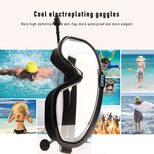 Safety Goggles - Anti-Fog, Anti-Scratch Eye Protection Swimming Goggles for Men & Women - BLACK