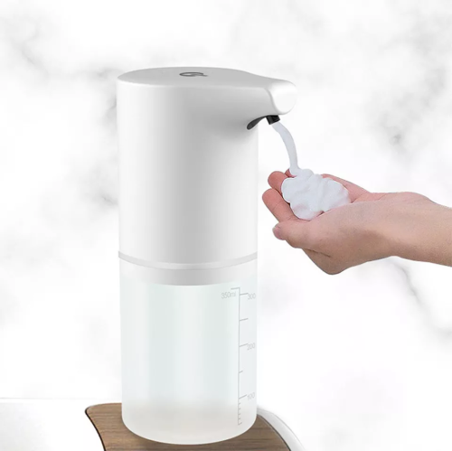 Automatic Foaming Soap Dispenser, Rechargeable, Touchless Foam Soap Dispenser, Hand & Dish Soap Dispenser with Motion Sensor for Bathroom, Kitchen