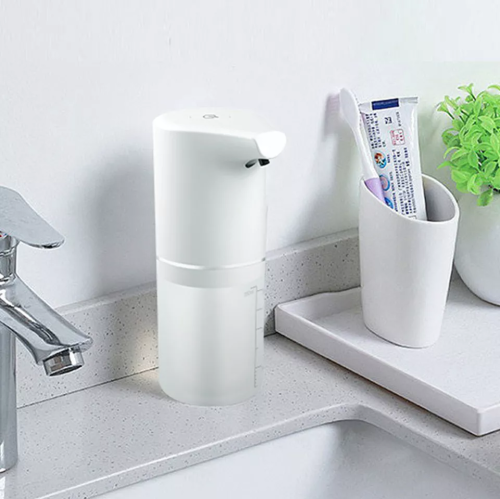 Automatic Foaming Soap Dispenser, Rechargeable, Touchless Foam Soap Dispenser, Hand & Dish Soap Dispenser with Motion Sensor for Bathroom, Kitchen