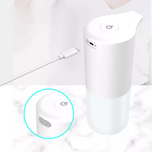 Automatic Foaming Soap Dispenser, Rechargeable, Touchless Foam Soap Dispenser, Hand & Dish Soap Dispenser with Motion Sensor for Bathroom, Kitchen