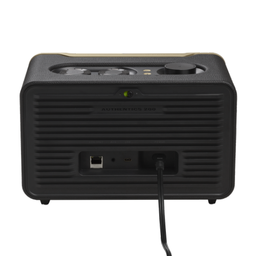 Open Box - JBL Authentics 200 - Wireless Home Speaker, Built in Wi-Fi, Bluetooth and Voice Assistants, Built in Alexa and Google