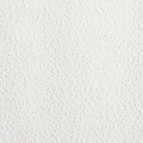 Corliving Upholstered Fabric Swivel Manual Recliner Chair, Modern Recliner Chair for Living Room, Bedroom, White Boucle