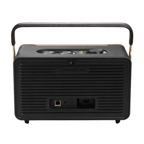 Boîte ouverte - Haut-parleur multipièce sans fil Authentics 300 de JBL avec commande vocale intégrée - Noir