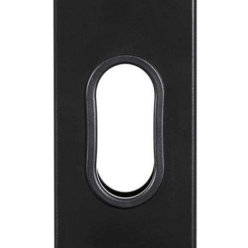 CorLiving TechMount Pro Black Tempered Glass and Metal TV Stand with TV Mount for Most TVs up to 65"