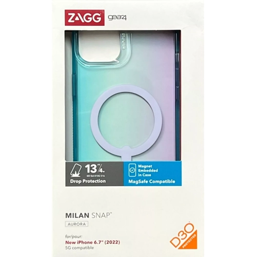 Image 1 de 1.. Gear4 Milan Aurora Snap avec MagSafe - iPhone 14 Plus