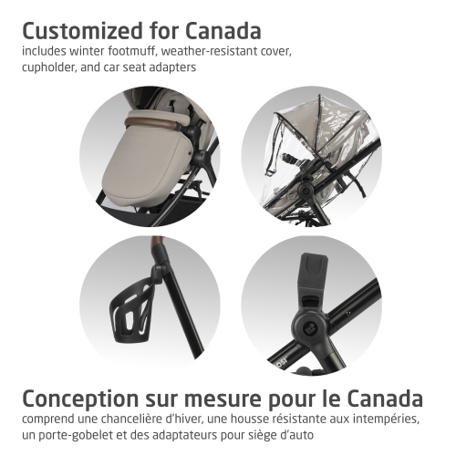 Maxi Cosi Zelia Luxe 5-in-1 Modular Travel System - Basalt Black