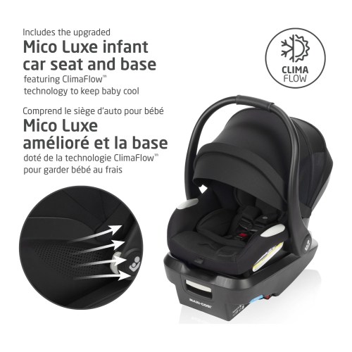 Système de voyage modulaire 5-en-1 Zelia Luxe de Maxi Cosi - New Hope Black