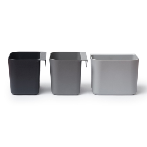 Longue étagère de rangement de Leander - Gris poussiéreux