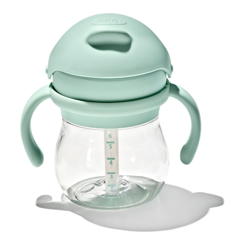 OXO Tot Transitions Straw Sippy Cup with Removable Handles - Opal