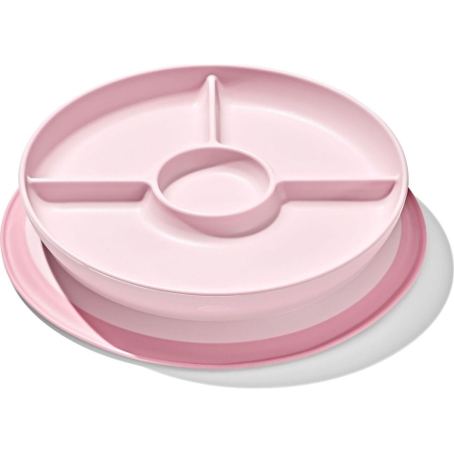 Assiette divisée Tot Stick & Stay d'OXO - Fleurs