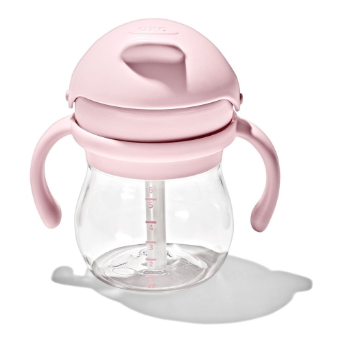 OXO Tot Transitions Straw Sippy Cup with Removable Handles - Blossom