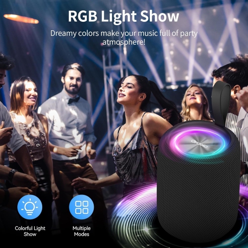 Open Box - JBL Clip 5 Waterproof Bluetooth Wireless Speaker - Funky Black