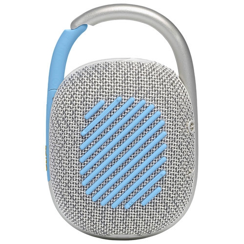 Open Box - JBL Clip 4 Eco Waterproof Bluetooth Wireless Speaker - White