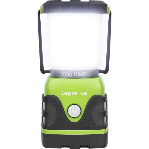 Image 1 of 7.. LE Outdoor LED Camping Lantern, 1000LM, Dimmable, Battery Powered, Water Resistant LED Camping Light, Portable Camping Lamp for Hiking, Fishing,