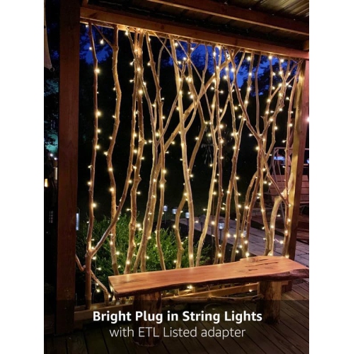 LE LED Curtain Lights, 306 LEDs 9.8 x 9.8 ft Fairy Lights Plug in, 8 Lighting Modes String Lights Indoor, Outdoor Patio Twinkle Lights
