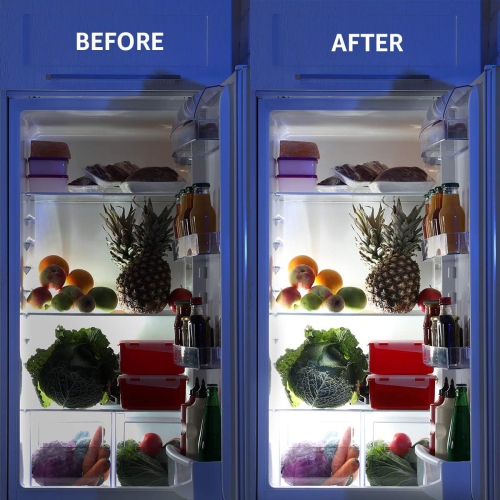 Lepro Refrigerator Light Bulb 40W Equivalent, A15 E26 Appliance Light Bulb for Fridge, Non-dimmable, 5W 120V 450lm Waterproof Moistureproof Fridge