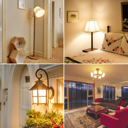 LE LED Light Bulbs, 100W Equivalent, 14W 1500lm 2700K Warm White LED Bulb, Non-dimmable Light Bulb, A19 E26 Standard Base, 10000 Hour Lifetime, 6