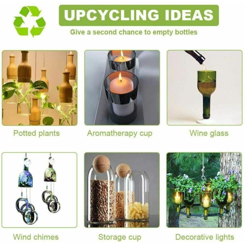 Trousse de coupe de bouteille en verre&nbsp;: Transformez les bouteilles en projets d'artisanat uniques, transformez les bouteilles de tous les jours