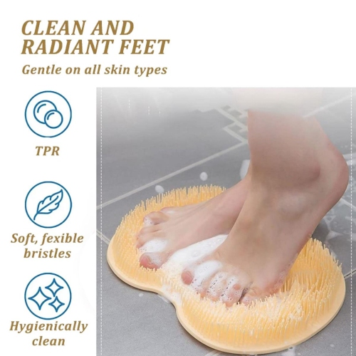 Foot and Back Scrubber for Deep Cleaning in the Shower, Remove Dead Skin Cells and Improve Circulation