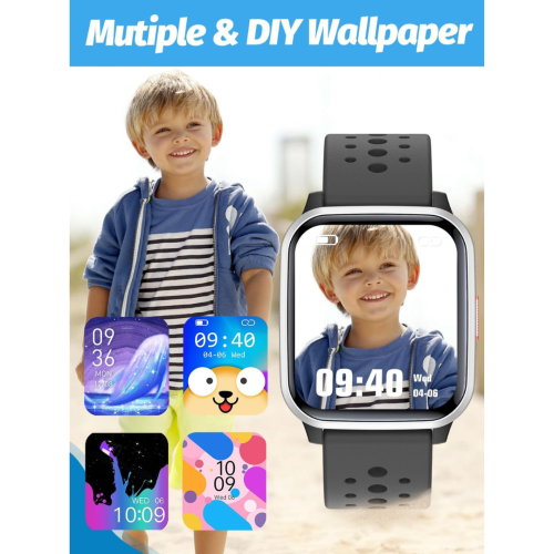Kids Smart Watch Girls Boys, Smart Watch for Kids Boys Smart Watch Gifts for 4-16 Years Old with Sleep Mode Multiple Sports Modes Pedometer Birthday