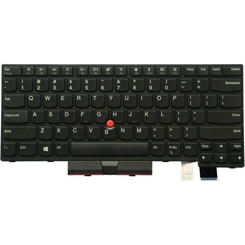 Clavier de remplacement LIXSUNTEK pour portable ThinkPad T470 T480 de Lenovo sans rétroéclairage non rétroéclairé