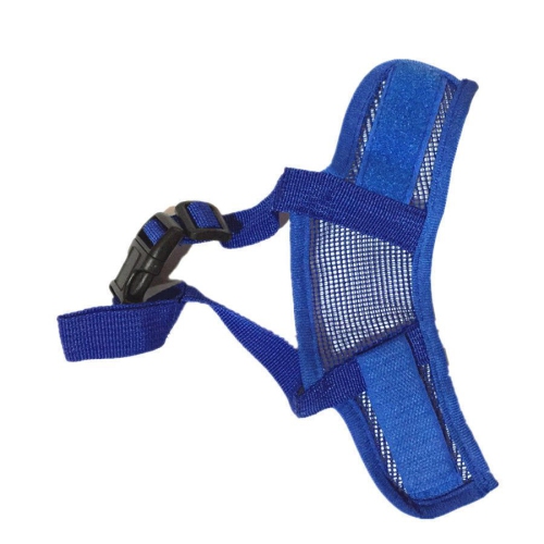Breathable Soft Mesh Dog Muzzle With Adjustable Strap - Anti-Bite & Chew For Medium To Large Breeds, Ideal For German Shepherds, Dobermans, Huskies