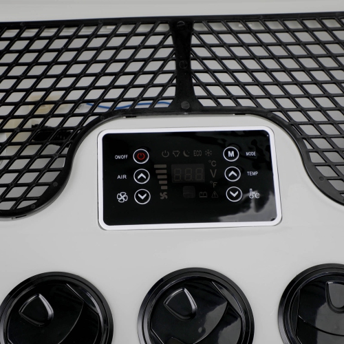 Climatiseur de VR Pompe à chaleur Camper Camper Climatiseur de toit sans conduit Chauffage/refroidissement