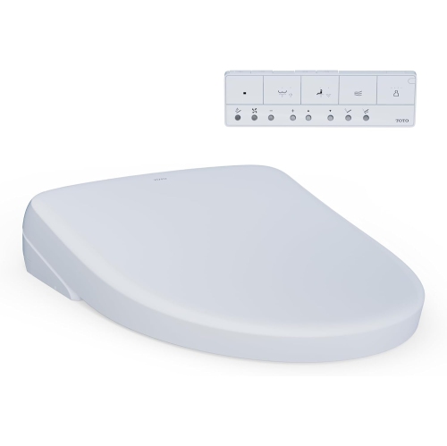 TOTO  Sw4726At40#01 Washlet+ Electronic Bidet Toilet Seat, Elongated, Cotton In White