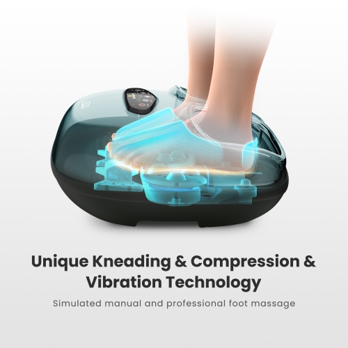 Snailax Shiatsu Deep Kneading Foot Massager with Heat, with Remote Control - 52A2RC