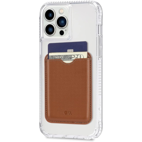 CASE-MATE  Case Mate Magnetic Card Holder Work With Magsafe In Brown