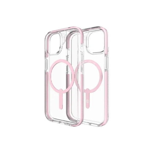 ZAGG  Picadilly Snap Case for Iphone 15 Pro Max | Color: Clear/pink