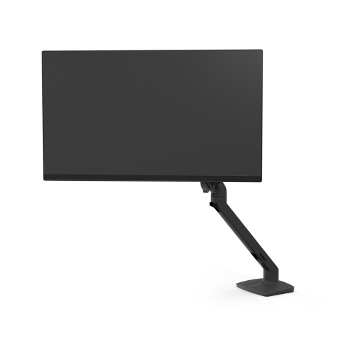 Ergotron MXV Desk Monitor Arm with Low-Profile Clamp - Matte Black -