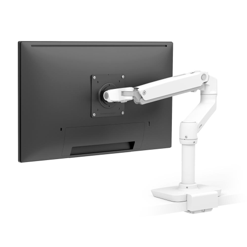Ergotron LX Desk Monitor Arm with Low-Profile Clamp - White -