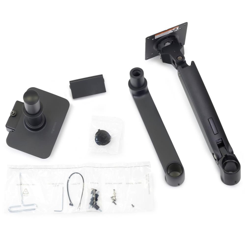 Ergotron LX Desk Monitor Arm with Low-Profile Clamp - Matte Black -