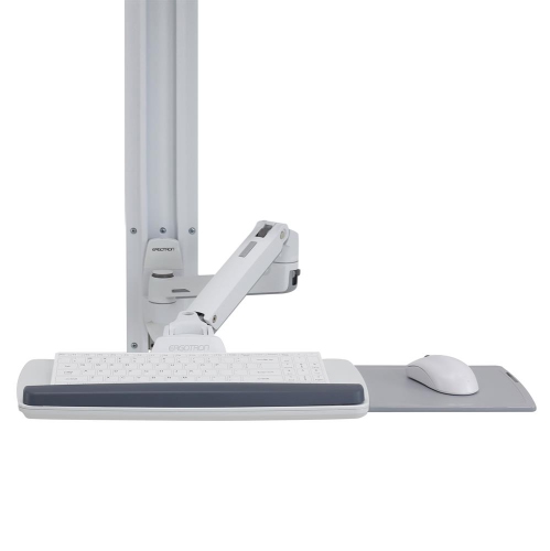 Ergotron LX Wall Mount System Keyboard & Monitor Mount - White -